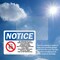 Signmission No Lifeguard On Duty Swim At Sign With Symbol, 10 in W x Rectangle, Vinyl Decal OS-2PACK-NS-D-710-L-14680 - alternate 4